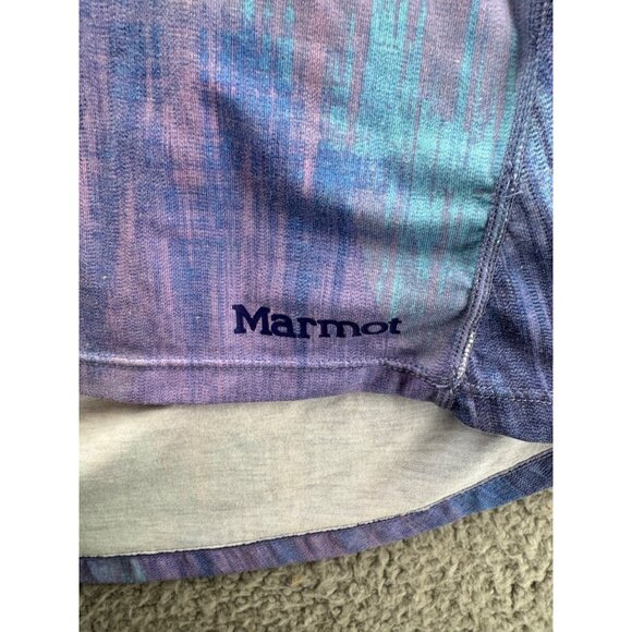 Marmot Lightweight Tie-Dye Performance T-Shirt With Scoop Neck  Size Large - Picture 4 of 9